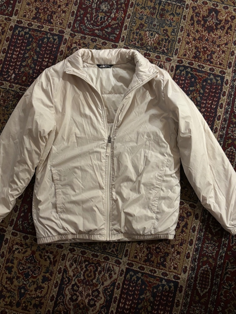 North face taupe beige jacket